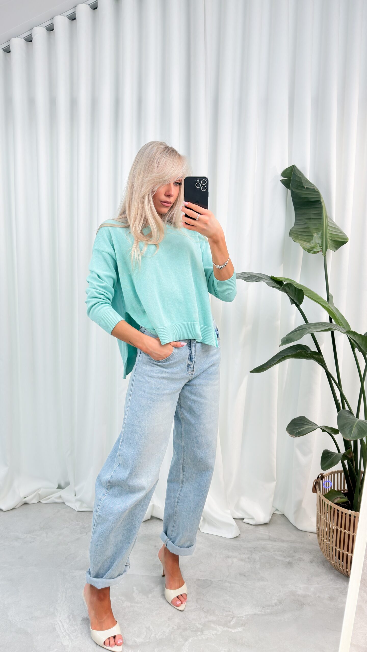 Sweter Sofi Miętowy