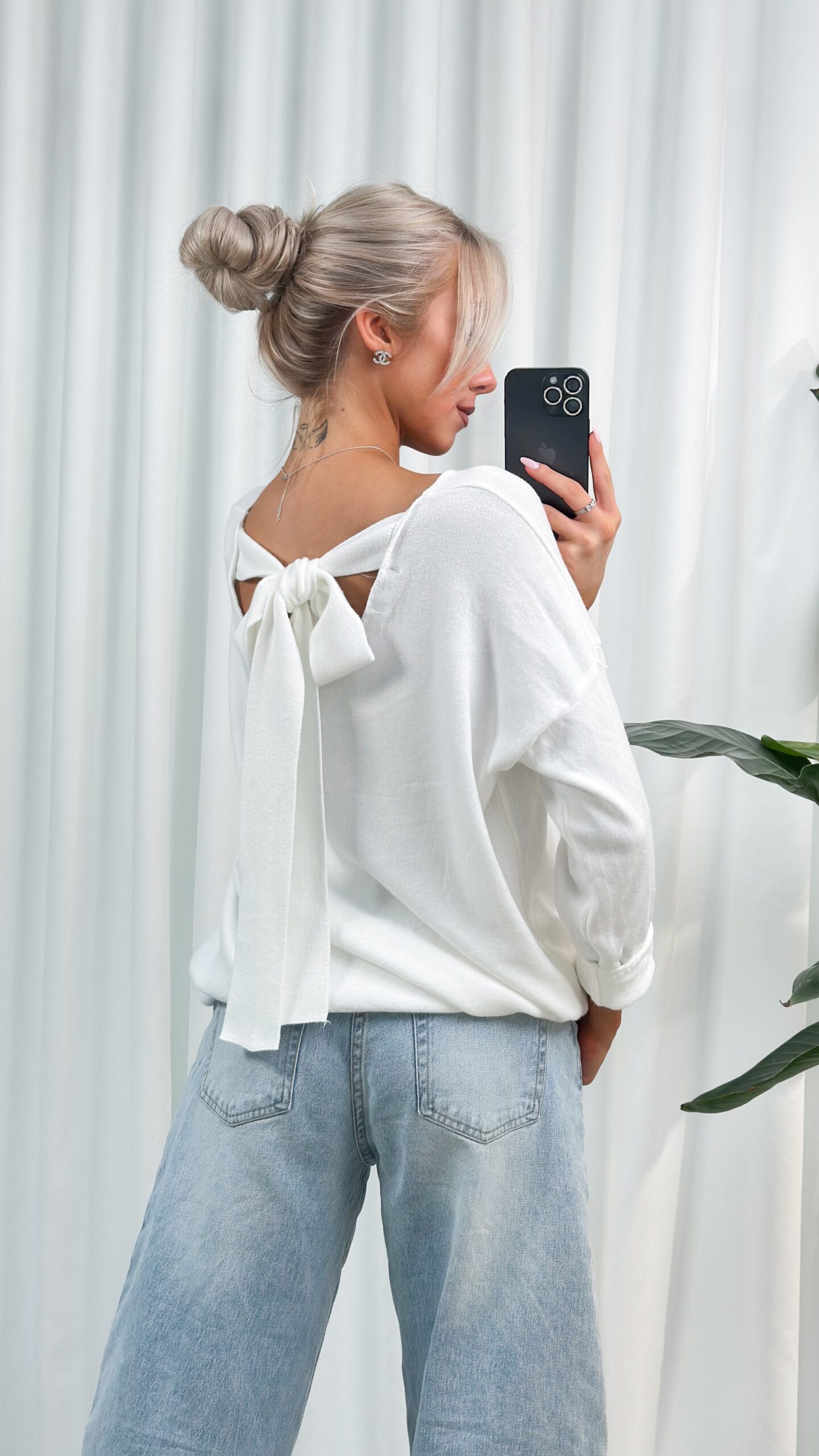 Sweter Minimal Biały - obrazek 3