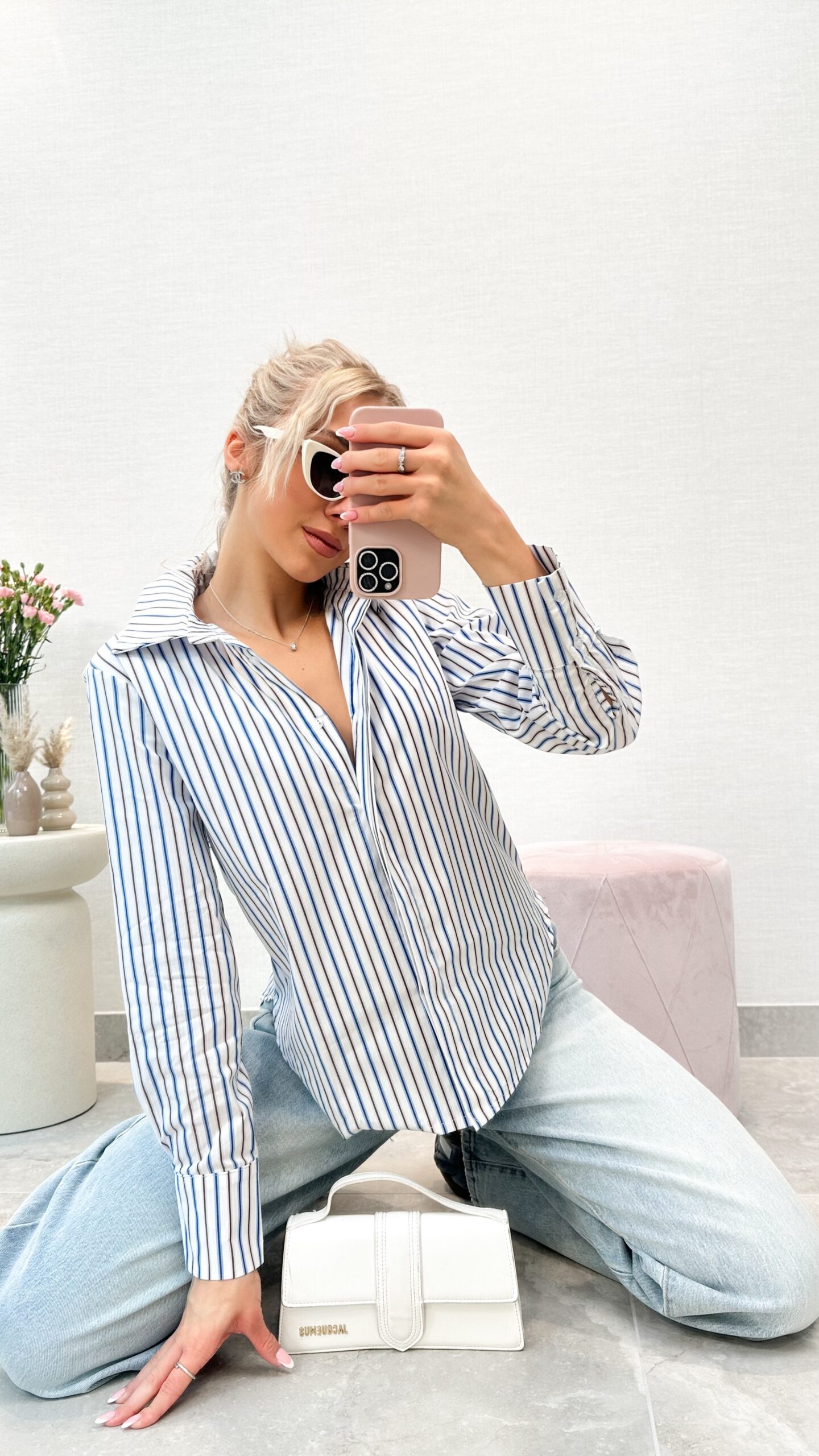 Koszula Stripes Biała