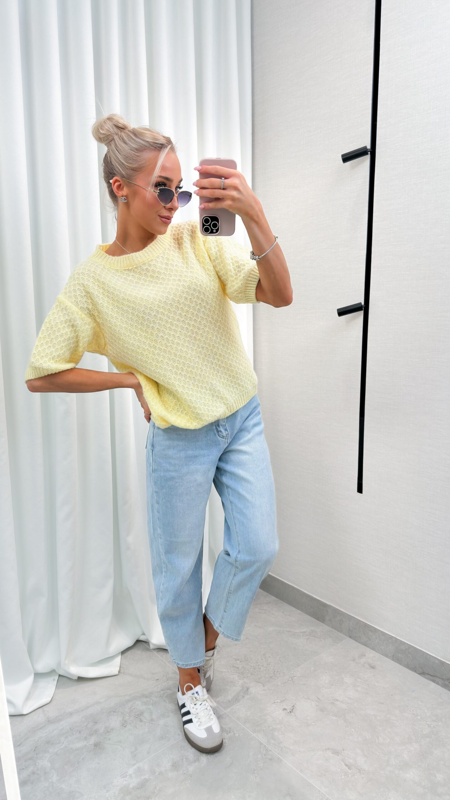 Sweter Como Żółty