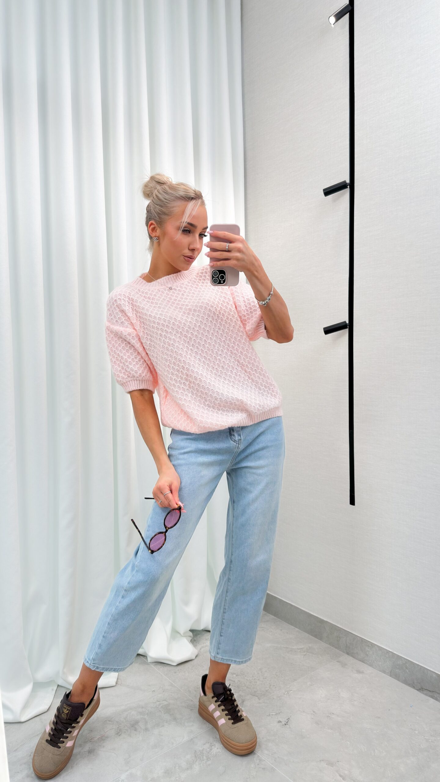 Sweter Como Różowy